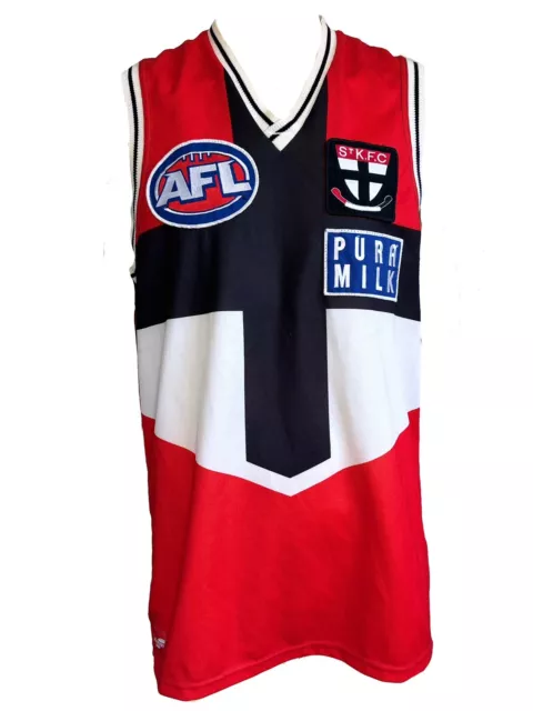 St Kilda Saints AFL Genuine Vintage Sekem Sleeveless Jersey Size XL New