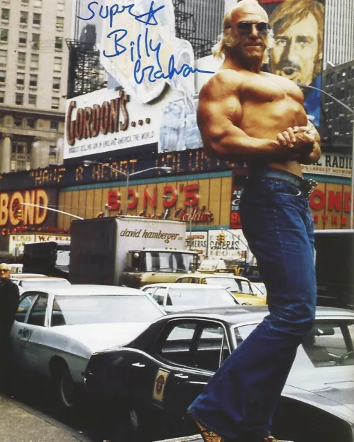 "Superstar" Billy Graham Autographed 11X14 Photo Wwe