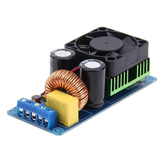 Channel Digital Class D HIFI Power Amp Amplifier Board Module With Cooling FAN A