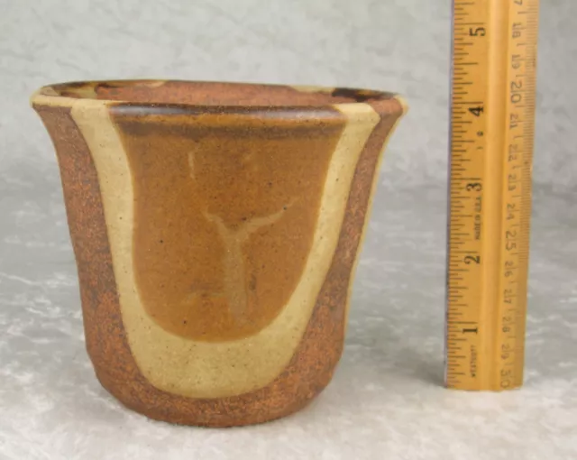 Stoneware Designs West Pottery Planter David Cressey Style 4 in Tall 5 Diameter