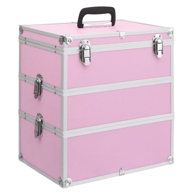 Wimpernpinzetten-Etui Rosa – Magnetische Aufbewahrungsbox Für Salon, Zuhause Oder Reisen