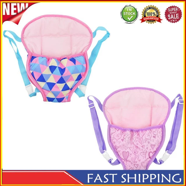 Outdoor Doll Travel Storage Bag with Adjustable Straps for New Born Baby Doll