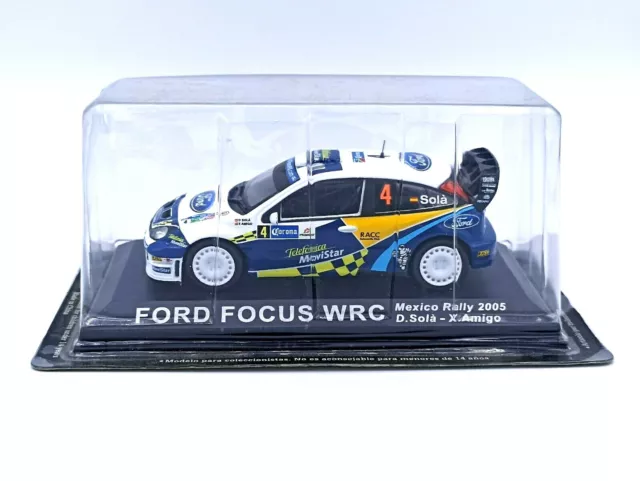Ford  Focus  Wrc  #4  -  Rallye Mexico  2005  -  Ixo / Altaya  -  1/43
