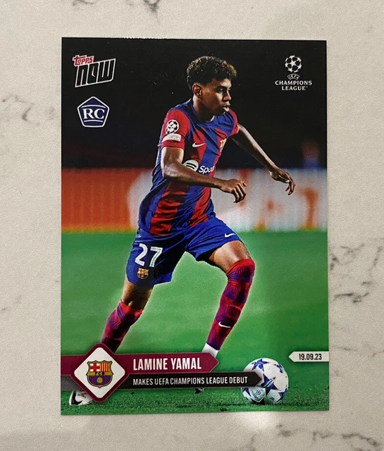 Lamine Yamal RC Rookie Card – FC Barcelona Generation Next – La Liga Soccer Trading Card #1
