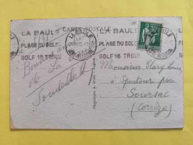 CPA PERSONNALITÉ Signée H. SOUDEILLE à Louis CLARY à SPONTOUR SOURSAC Gabares