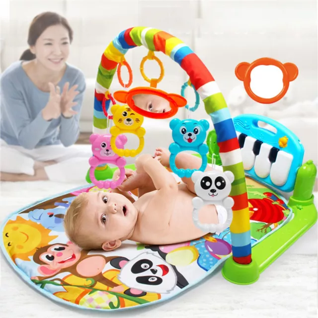 Baby Gyms & Playmats 5 In-1 Baby Activity Gym Mat Non-Slip Playmat Kit