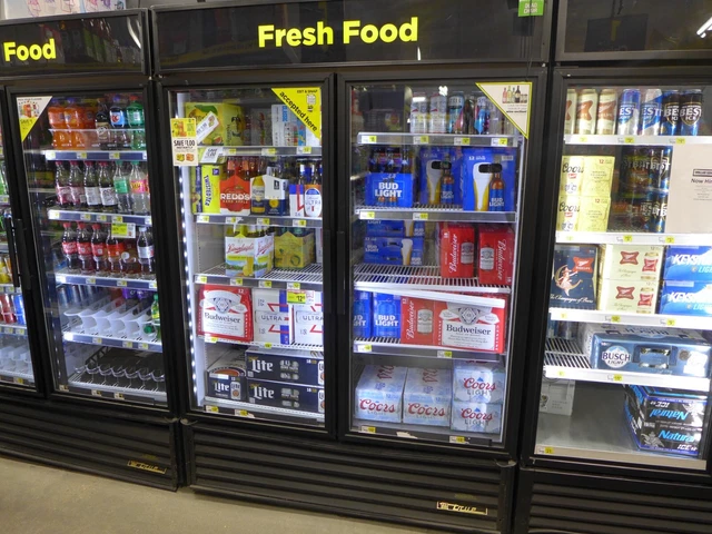 2015 True White GDM-49-LD Two Door 54" LED Glass Display Cooler 115V, #8511502