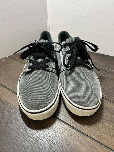 Gray Distressed Vans size 6