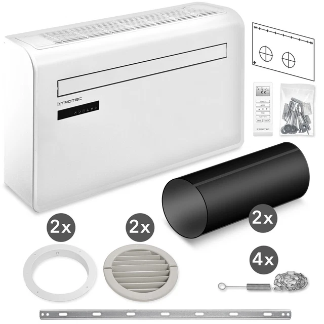 TROTEC Aire acondicionado de pared PAC-W 2600 SH Enfriador de aire 5