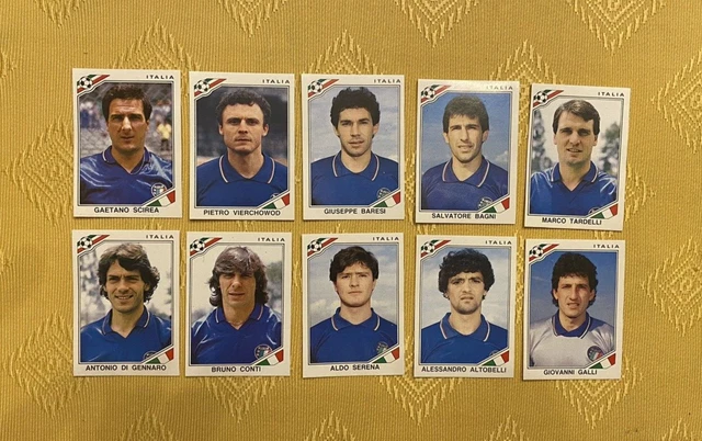 FIGURINE CALCIATORI PANINI esaurite e rare - scudetto 1986/87 velina
