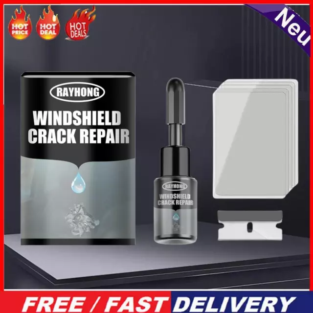 Windshield Crack Repair Fluid Curing Glue Window Scratch Crack Repair Tool
