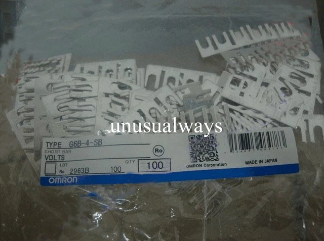 100pcs New Omron Relay Short Bar G6B-4-SB