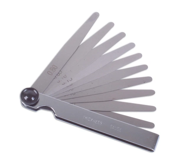 Métrique Feeler Jauge - 10 Lames Laser Outils 0869