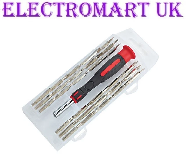 SMALL PRECISION SCREWDRIVER Set Torx Star Hex Hexagonal Philips, Flat £