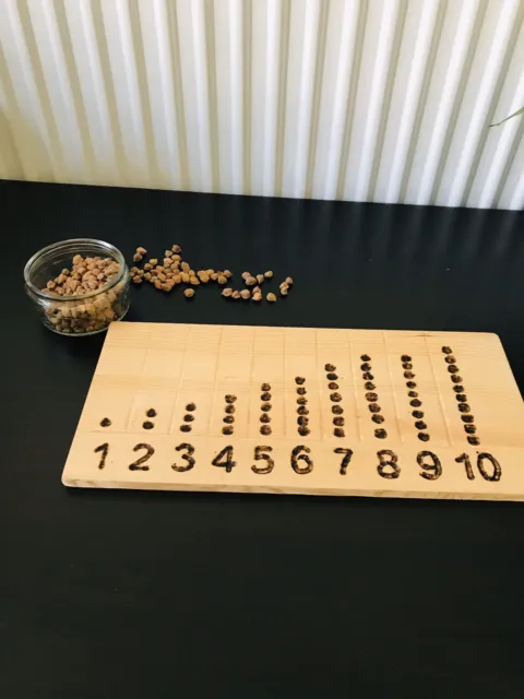 Tableau de comptage pour enfants apprentissage préscolaire Montessori jouets mathématiques 3