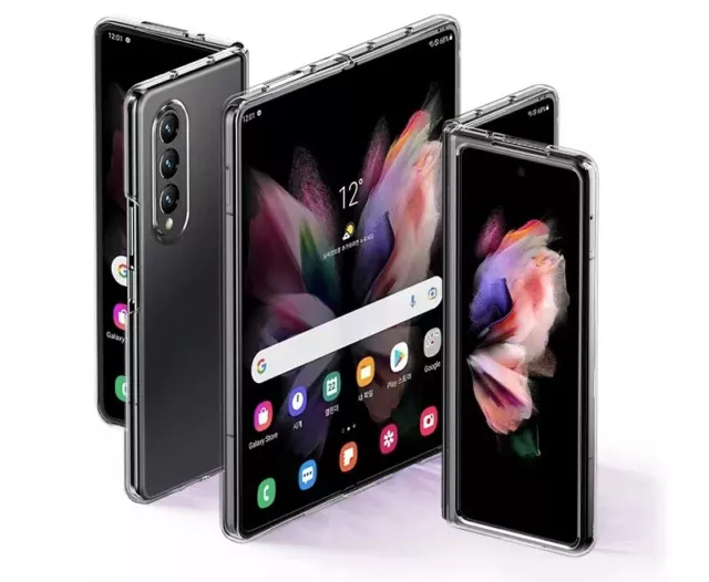 Clear Case For Samsung Galaxy Z Fold 3 4 5 Shockproof Protective Phone Cover