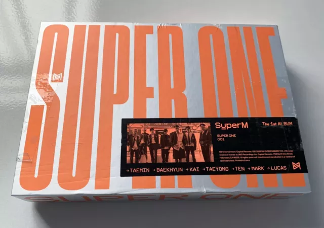 SuperM The 1st Album Super One 001 (Super Ver.) New CD 2020  South Korean kpop