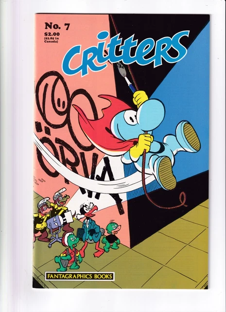 Critters #7 Fantagraphics Books-Usagi YoJimbo 1986 FN-VF
