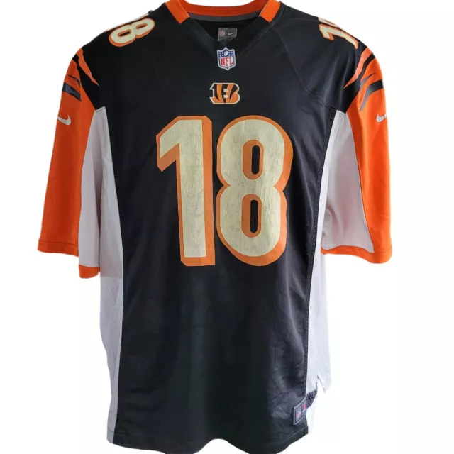 A.J. GREEN #18 CINCINNATI BENGALS NIKE ON FIELD NFL JERSEY Men’s Adult 4XL