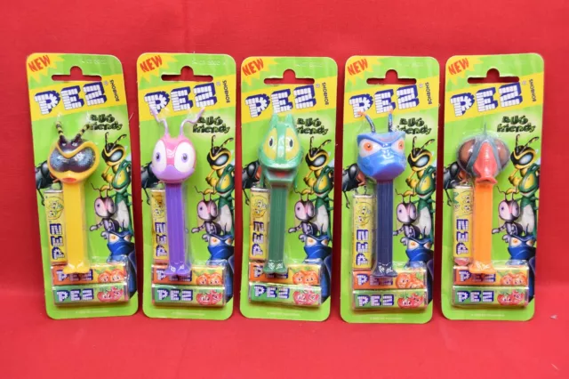 2000 Bug Friends Pez Set Bonbons European Carded Lot Bumblebee Fly Ant 129