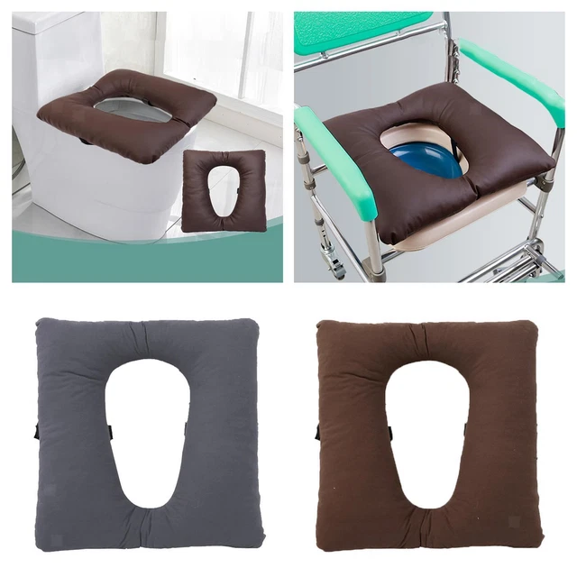 COMMODE SEAT CUSHION Portable Padded Cushion Toilet Seat Cushion