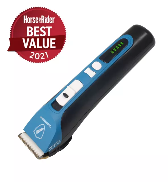 CLIPPERMAN JEWEL TRIMMER Low Noise Cordless for Nervous Horses and dogs