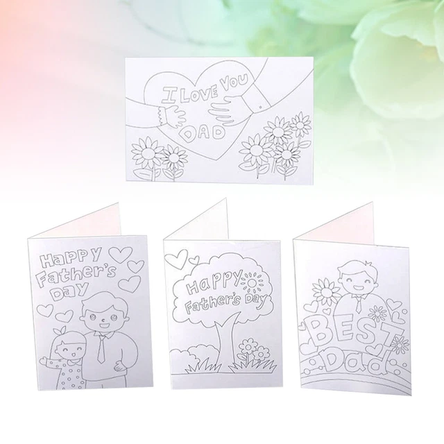 30 Biglietti Di Auguri Vuoti Con Buste, Carta Riciclata, Design Animali Semplici, Formato A6, 300 GSM
