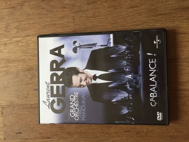 DVD HUMOUR laurent gerra ca balance avec le grand orchestre de fred manoukian