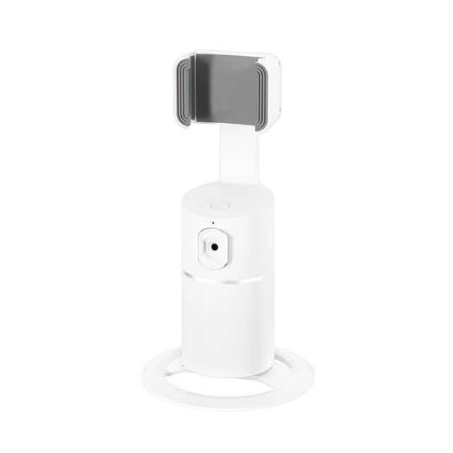 Trépied Selfie Intelligent Avec Suivi Visage IA & 2 Lumières - Contrôle Gestuel 360° Pour TikTok/Instagram