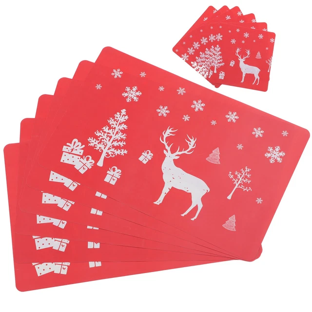 Weihnachten Dekorationen Innen Urlaub Tischsets Saisonale Tisch Matten