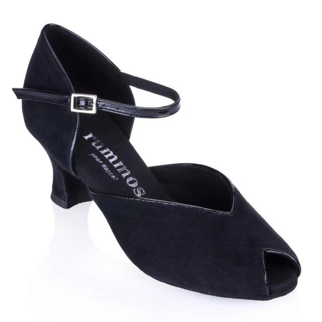 Chaussures de danses de salon , femme RUMMOS R0343  035 noires en 36, talon 5 cm