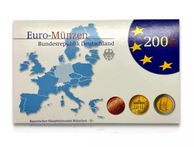 KMS Deutschland - Euro € - 2006 - PP -  A D F G J -  + 2€ Lübeck Holstentor