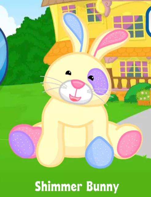 Webkinz Classic Shimmer Bunny - hm10502 - Virtual Adoption Code Only