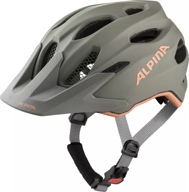 Alpina Carapax JR. Flash MTB Fahrradhelm moon-grey peach