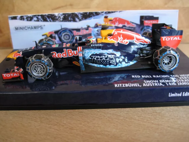 M. Verstappen - Red Bull RB7 - Snow Demo Run Kitzbühel 2016 - Minichamps 1:43 2