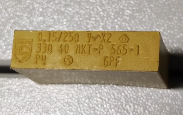 10pcs - PHILIPS MKT373 0.22uF (0,22µF 220nF) 400V 5% Pitch:15mm Film Capacitor E - Foto 11