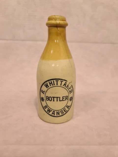 Antique R Whittaker Swansea Ginger Beer Bottle