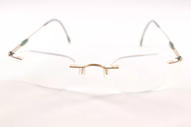 Silhouette m 7366 Rimless L9590 Used Eyeglasses Frames - Eyewear