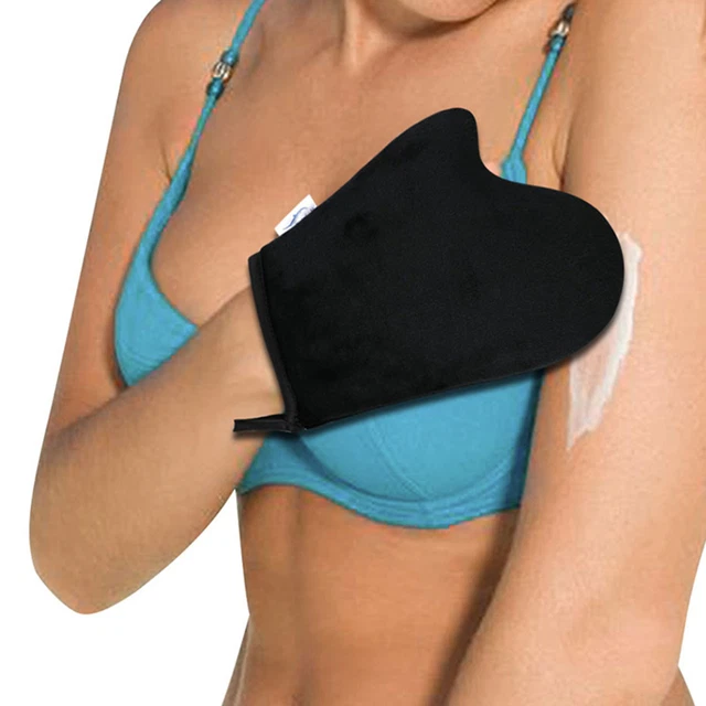 3 piezas / juego de guantes de spa brillantes impermeables spa