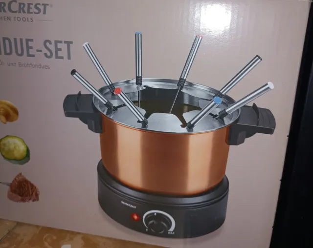 NEU★ Silvercrest Fondue SET in Ovp Verpackt  8 Spieße Käse, Schoko..