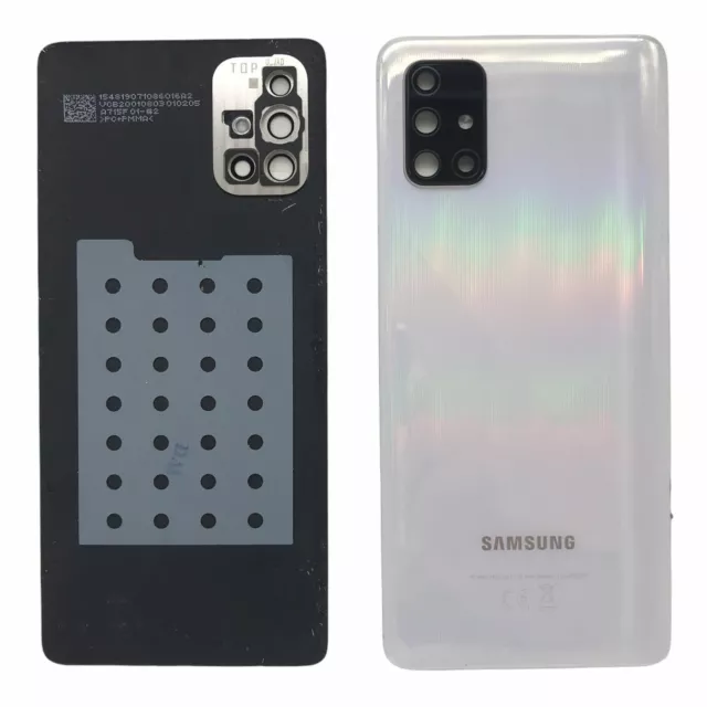 Tapa Trasera Para Samsung Galaxy A71 Color Blanco Desmontaje Envió 24Horas