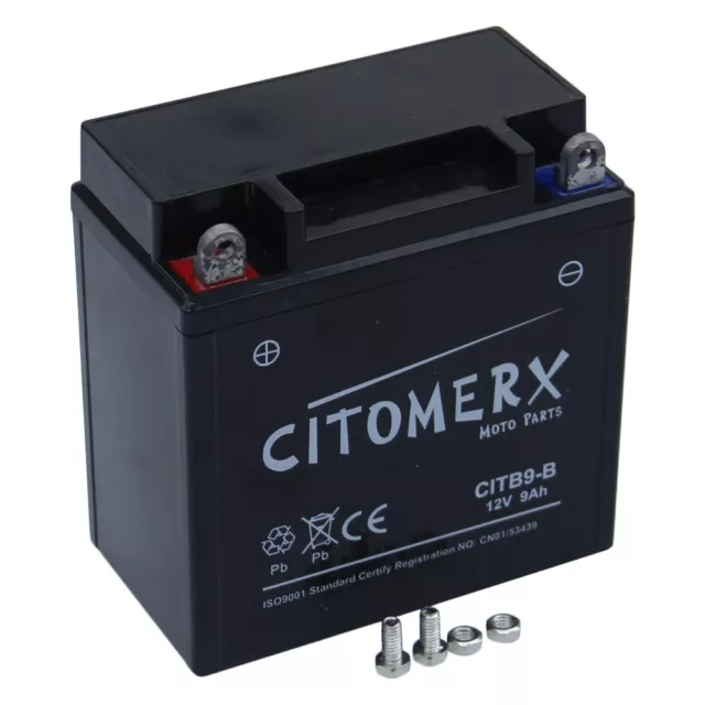 BATTERIE Gel-Batterie GM9Z-4B 12V 9AH für Daelim VS 125 KMYVS125FKV Bj. 97-03