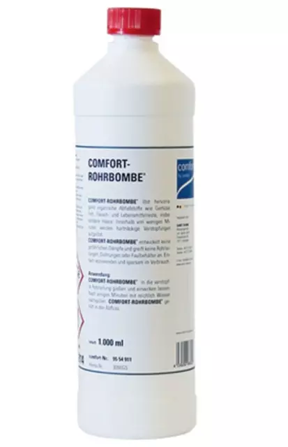 Sanit Comfort Rohr Bombe Rohrreiniger Abfluss 1000 ml Rohrfrei Rohrbombe 3066