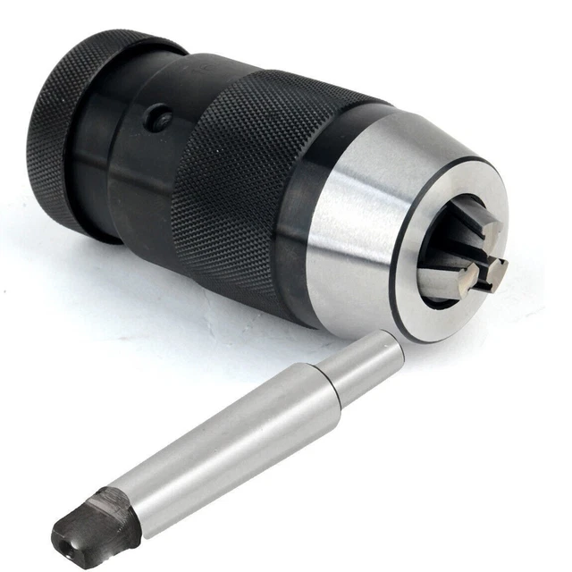 Mandrino Autoserrante 5-20mm Con Attacco B22 + Adattatore MT4-B22 | Per Tornio E Trapano A Colonna - Foto 4