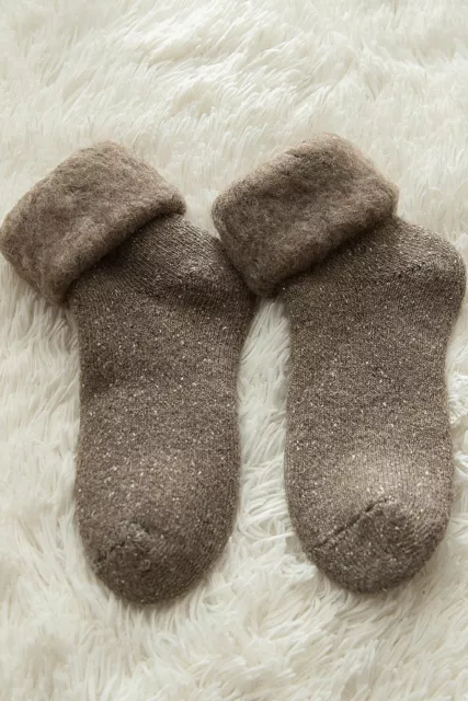 Warm Winter Autumn Merino Wool Socks,Women's Sleeping Socks,Home Resting Socks