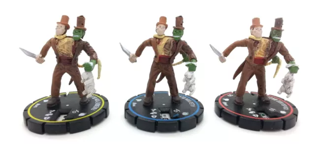 Horrorclix FREDDIE ALEX VON BLUDD BROS 3 PACK #043 #044 #045 FREAKSHOW Wizkids