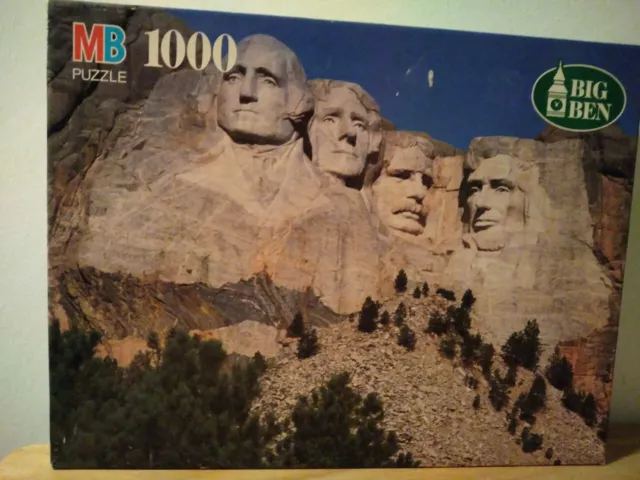 1994 Big Ben Jigsaw Puzzle = Mount Rushmore, SD  #4962-4 = New