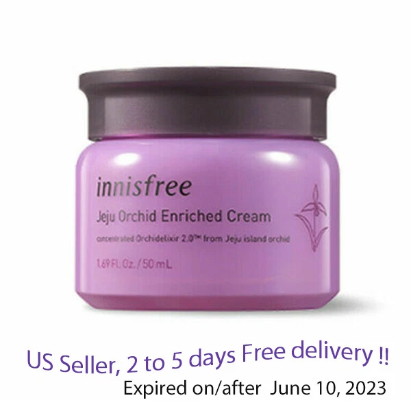 Innisfree Jeju Orchid Enriched Cream 50ml + Free Sample !!