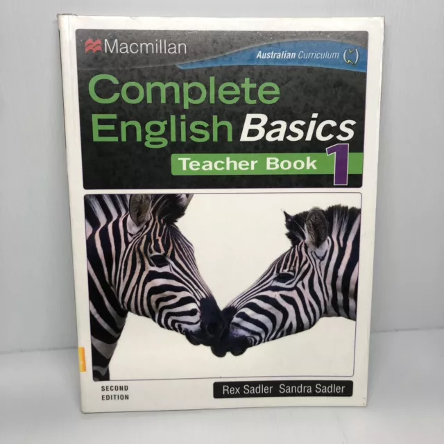 Complete English basics TEACHER book 1 MacMillan Education by Rex&Sandra Sadler