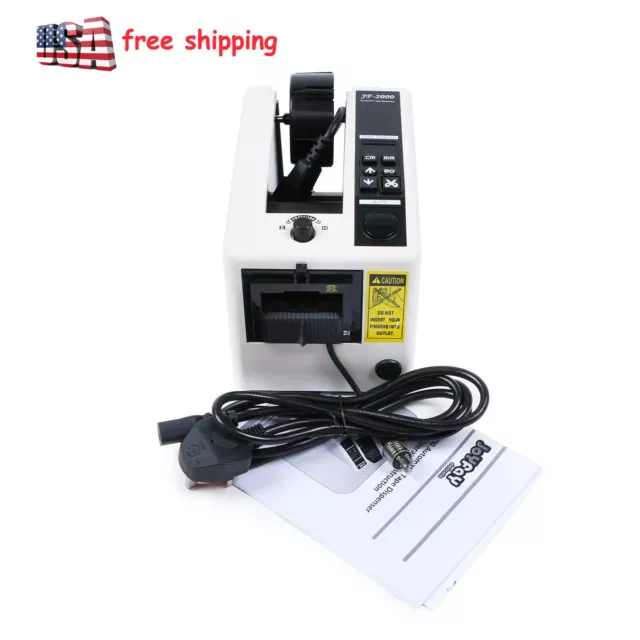 JF-2000 Automatic Auto Tape Dispensers Electric Adhesive Tape Cutter 18W 110V 2